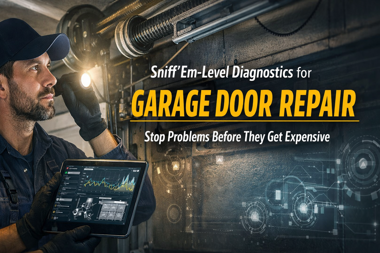 Sniff EmLevel Diagnostics for Garage Door Repair Stop Problems Before They Get Expensive